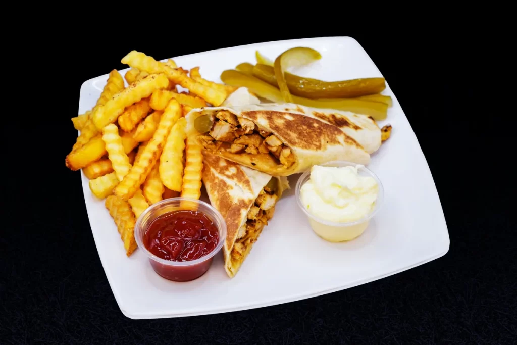 Chicken-shawarma-meal aj greek and gyro restaurant in dallas tx serving ledbetter dr, oak cliff, cockrell hill, cedar crest, south oak cliff, kiestwood, north wynnewood, and south wynnewood