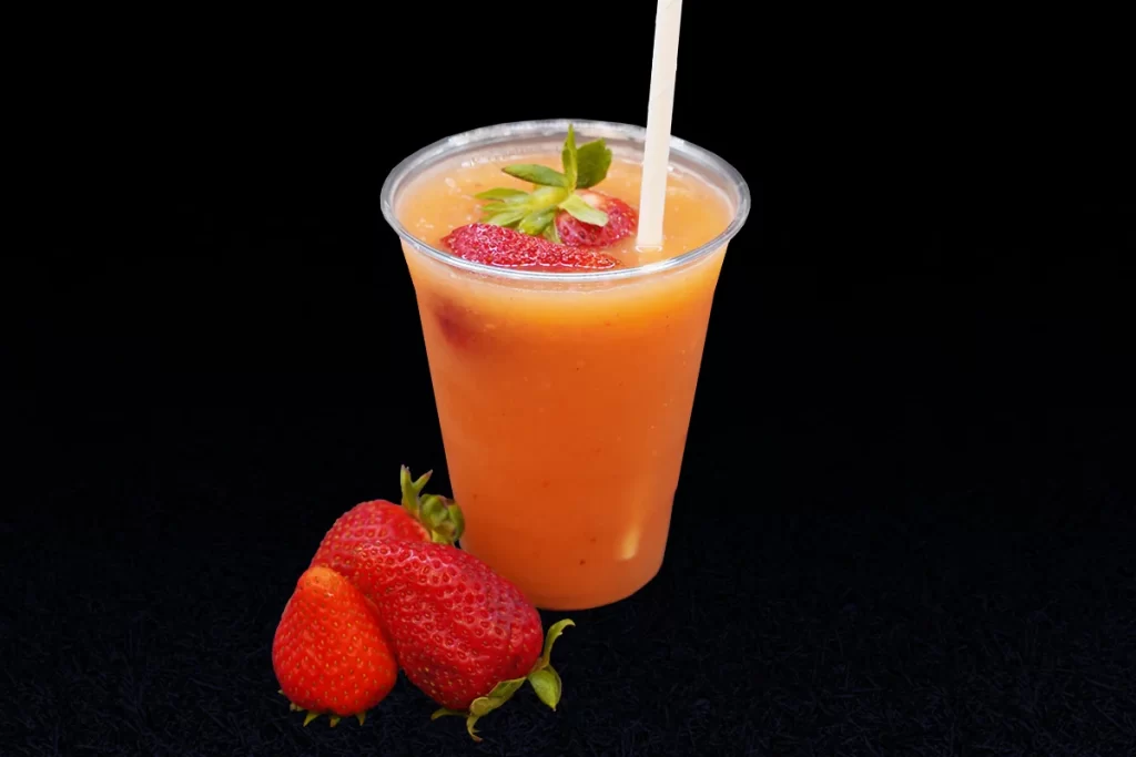 Fresh-strawberry-smoothe aj greek and gyro restaurant in dallas tx serving ledbetter dr, oak cliff, cockrell hill, cedar crest, south oak cliff, kiestwood, north wynnewood, and south wynnewood