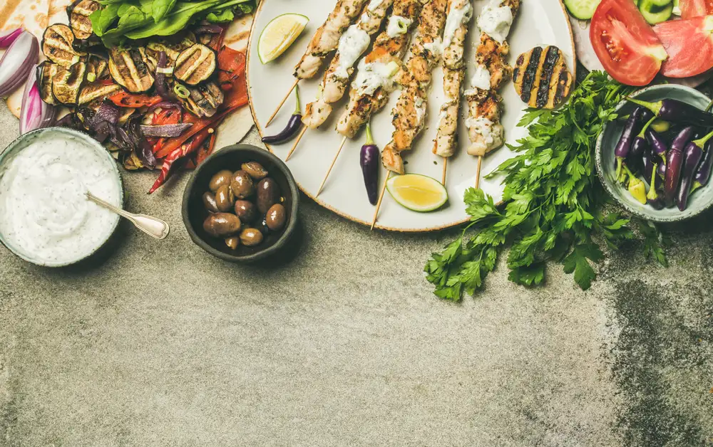 Aj greek & gyro: a greek food haven near north wynnewood 3 Authentic greek food platter from aj greek & gyro near north wynnewood
